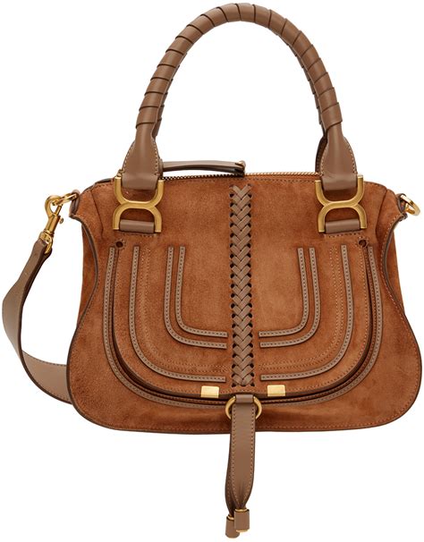 Tan Small Marcie Bag .